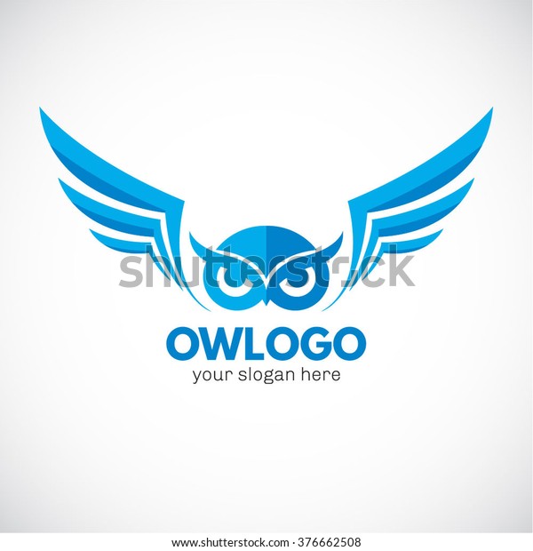 企業のフクロウのロゴデザインベクター画像 Wiseロゴベクター画像テンプレート のベクター画像素材 ロイヤリティフリー
