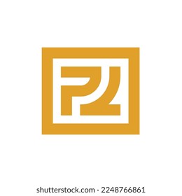 Business corporate PL letter logo design vector