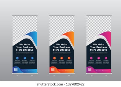 Business Corporate Roll Up Banner Template