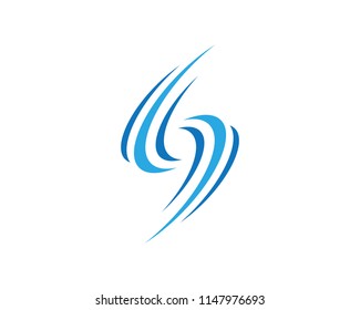Business corporate S letter logo design vector
