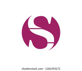 Business corporate S letter logo design vector