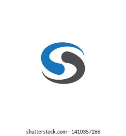 Business corporate S letter logo design vector