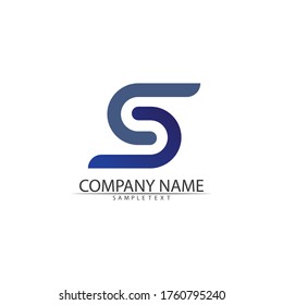 Business corporate S letter logo design vector