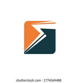 Business corporate S letter logo design vector