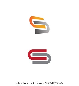 Business corporate S letter logo design vector