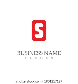 Business corporate S letter logo design vector