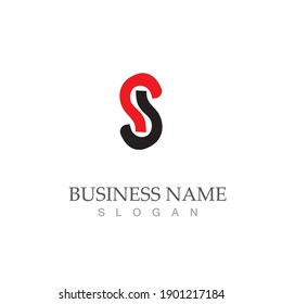 Business corporate S letter logo design vector