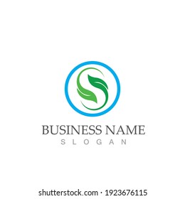 Business corporate S letter logo design vector