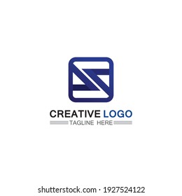 Business corporate S letter logo design vector and logo S for business identity
