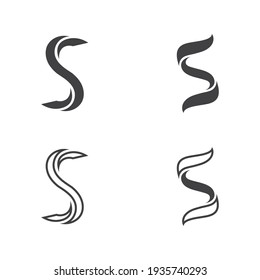 Business corporate S letter logo design vector