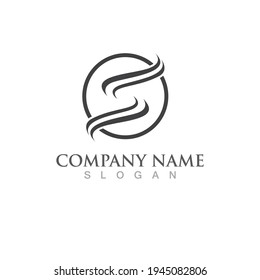 Business corporate S letter logo design vector