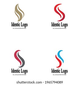 Business corporate S letter logo design vector