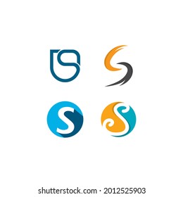 Business corporate S letter logo design vector