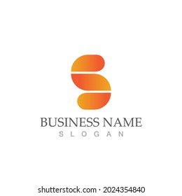 Business corporate S letter logo design vector