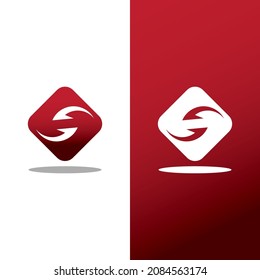 Business corporate S letter logo design vector