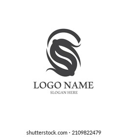 Business corporate S letter logo design vector