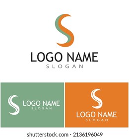 Business corporate S letter logo design vector