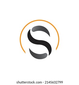 Business corporate S letter logo design vector