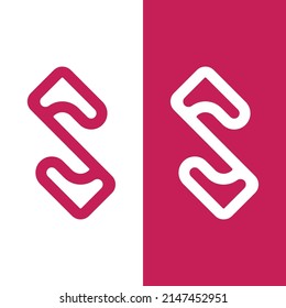 Business corporate S letter logo design vector