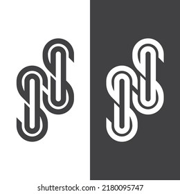 Business corporate S letter logo design vector