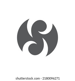 Business corporate S letter logo design vector