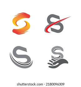 Business corporate S letter logo design vector