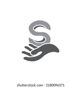 Business corporate S letter logo design vector