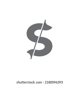 Business corporate S letter logo design vector