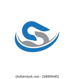 Business corporate S letter logo design vector