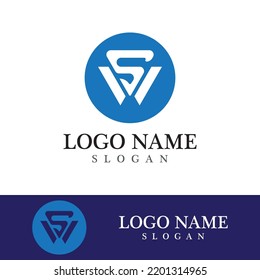 Business corporate S letter logo design vector