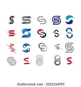 Business corporate S letter logo design vector