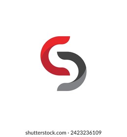 Business corporate S letter logo design vector