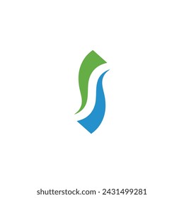 Business corporate S letter logo design vector