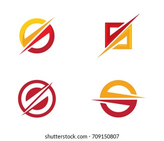 Business corporate S letter logo design vector