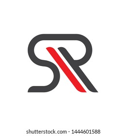 Business corporate SR,SP letter logo design vector