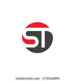 Business corporate St  letter logo design vector