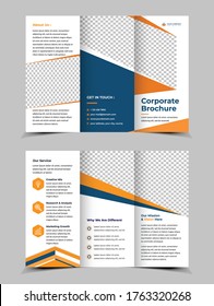 Business corporate tri fol brochure design template 08