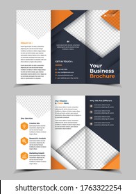 Business corporate tri fol brochure design template 06