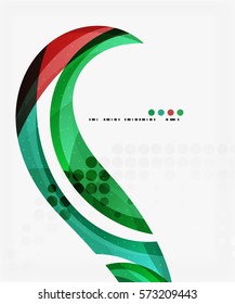 Business corporate wave background, flyer, brochure design template. Vector background for workflow layout, diagram, number options or web design