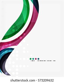 Business corporate wave background, flyer, brochure design template. Vector background for workflow layout, diagram, number options or web design