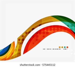 Business corporate wave background, flyer, brochure design template. Vector background for workflow layout, diagram, number options or web design