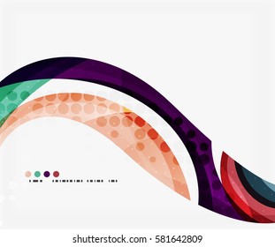 Business corporate wave background, flyer, brochure design template. Vector background for workflow layout, diagram, number options or web design