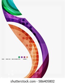 Business corporate wave background, flyer, brochure design template. Vector background for workflow layout, diagram, number options or web design