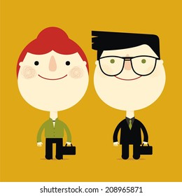 Business couple