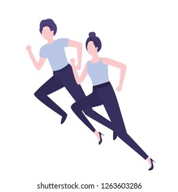 business couple avatar character