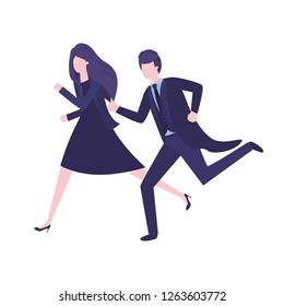 business couple avatar character