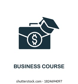 Business Course icon. Simple element from online course collection. Creative Business Course icon for web design, templates, infographics and more