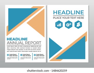 Business Cover Annual Report Modern Template Stock Vector (Royalty Free ...