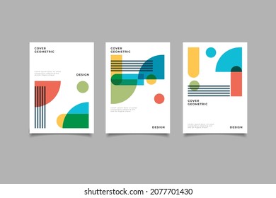 business cover background geometric shape collection,vector illustration eps 10