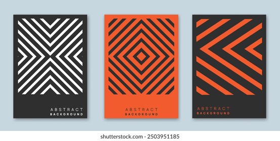 Business cover background template set.